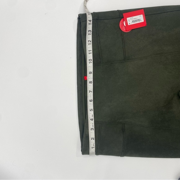 Spanx Faux Suede Olive Army Green size Lp - Picture 12 of 13